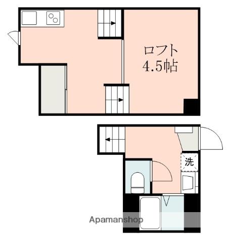 ファースト松橋(ワンルーム/2階)の間取り写真