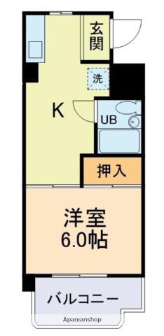 A FIELD 85(1K/3階)の間取り写真