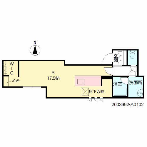 シャーメゾンSIN(ワンルーム/1階)の間取り写真