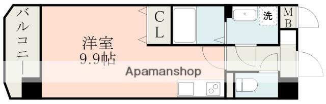 TAIMEI B.L.D2(ワンルーム/2階)の間取り写真