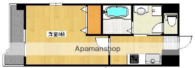 カーネリアン新屋敷(1K/4階)の間取り写真