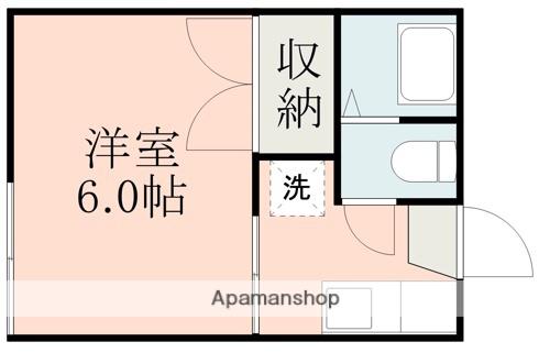 サンハイツ坪井(1K/1階)の間取り写真