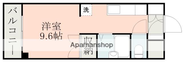 コート大江(ワンルーム/2階)の間取り写真