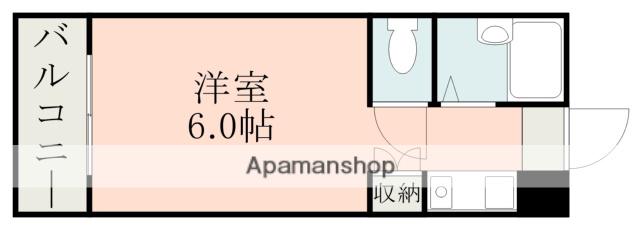 Yコーポ八王寺(ワンルーム/3階)の間取り写真