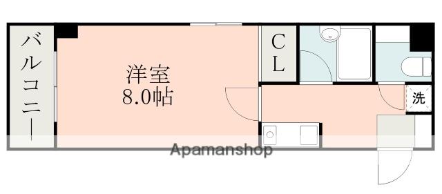 マナーハウス十禅寺(1K/2階)の間取り写真