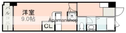 NICEマンション九品寺(ワンルーム/5階)の間取り写真