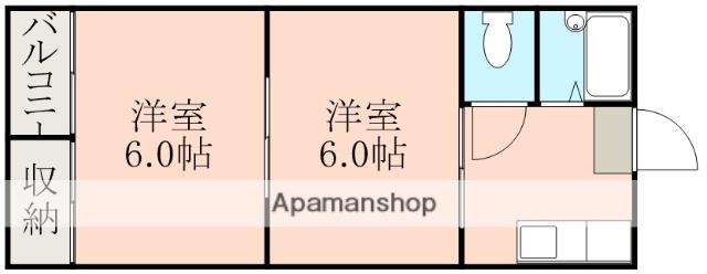 コーポウィーグルNO2(2K/2階)の間取り写真