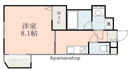 フォルシア本荘(1K/4階)の間取り写真