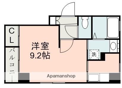 NICEマンションIM九品寺(1K/3階)の間取り写真