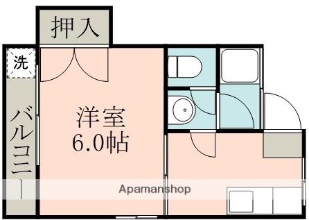 コーポ今村(1K/2階)の間取り写真