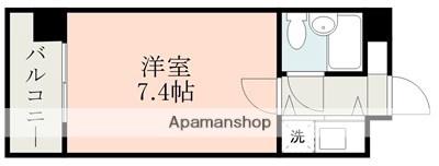 朝日プラザ鍛冶屋町(1K/3階)の間取り写真