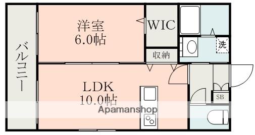 アドラブール ヴィラ(1LDK/3階)の間取り写真