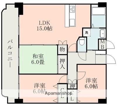 エルムグランデ(3LDK/3階)の間取り写真