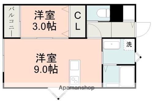ENSTEP NO.16 須屋(1LDK/1階)の間取り写真
