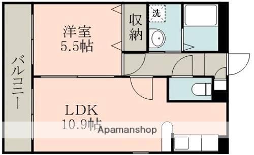レガメント(1LDK/1階)の間取り写真