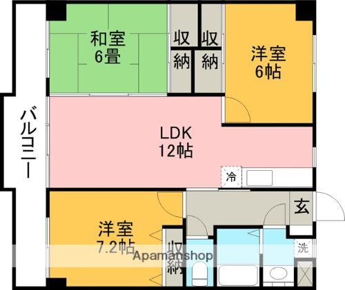 フォーユードリーム(3LDK/3階)の間取り写真