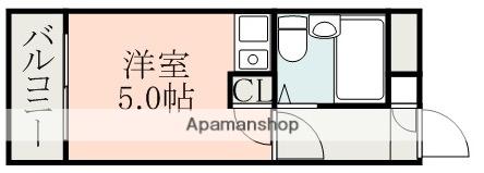 サンウイングス(ワンルーム/4階)の間取り写真