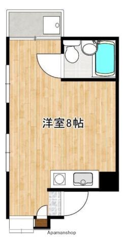 フォアコート(ワンルーム/5階)の間取り写真