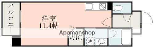 フェニックスハイツ大江(ワンルーム/3階)の間取り写真