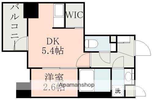 GMH並木坂(1DK/6階)の間取り写真