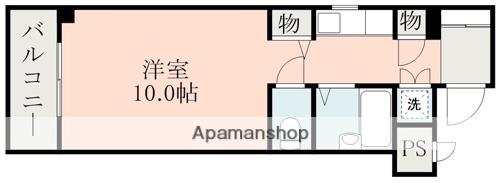 パラッツォ原武(ワンルーム/1階)の間取り写真