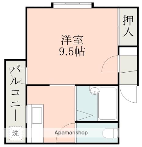 セントポーリア88(ワンルーム/3階)の間取り写真
