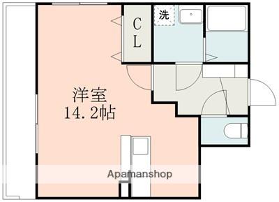 グランドエステート新町(ワンルーム/5階)の間取り写真