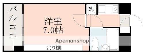 朝日プラザ坪井(1K/6階)の間取り写真