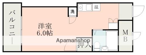 アトール水前寺(ワンルーム/2階)の間取り写真