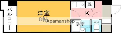 トーカン大江キャステ-ル(1K/7階)の間取り写真