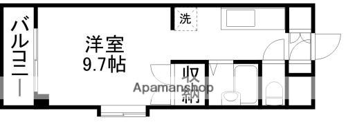 コート大江(ワンルーム/3階)の間取り写真