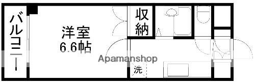 コート大江(1K/3階)の間取り写真