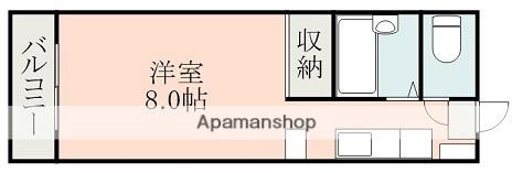 アストリー京町台(1K/3階)の間取り写真