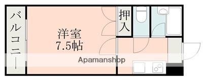 高橋ハイツ(1K/2階)の間取り写真