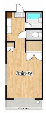 シャリエ九品寺(ワンルーム/2階)の間取り写真