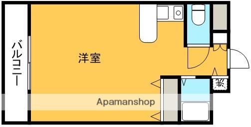 アンビシャス月出(ワンルーム/3階)の間取り写真