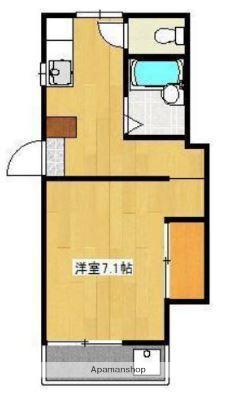 CASA YAKUEN(1K/1階)の間取り写真