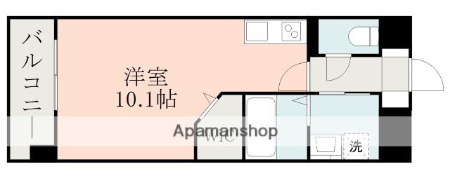 グレース近見(ワンルーム/1階)の間取り写真