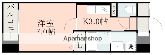 MKT-1(1K/5階)の間取り写真
