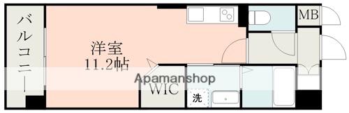 SPRINGCOURT近見(ワンルーム/3階)の間取り写真