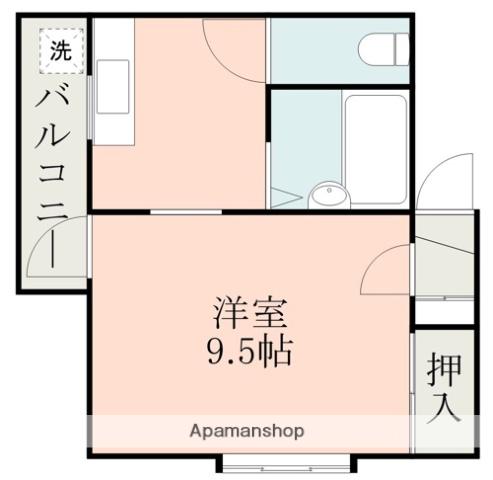 セントポーリア88(ワンルーム/3階)の間取り写真