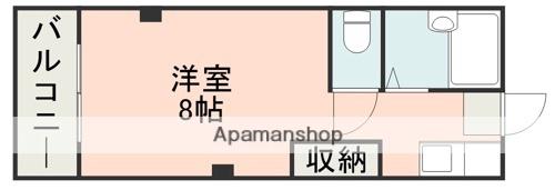 キープブライト帯山(ワンルーム/3階)の間取り写真