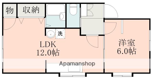 水上ハイツ(1LDK/1階)の間取り写真