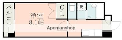 マーカス東海(1K/2階)の間取り写真