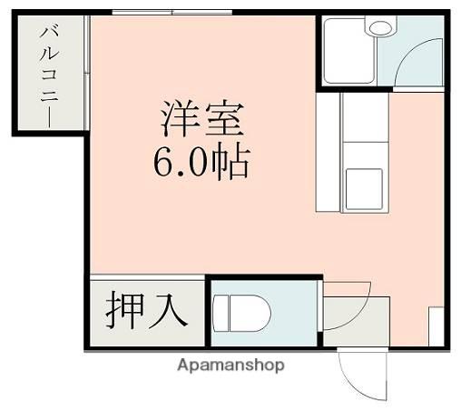 HOUSE安全地帯(ワンルーム/2階)の間取り写真