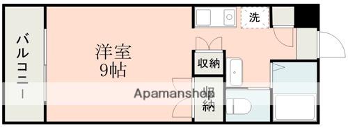 コスモ第2ビル(ワンルーム/1階)の間取り写真