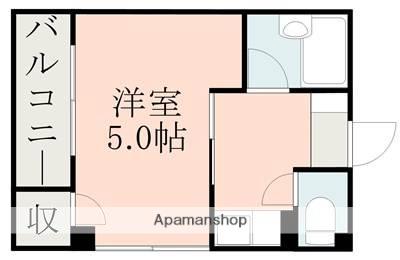 ACT・M(1K/2階)の間取り写真