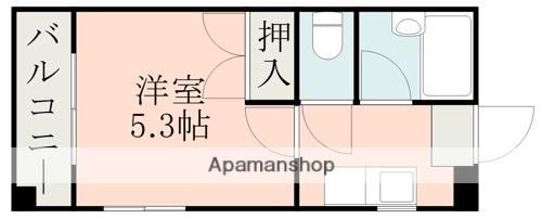フォルム熊大前Ⅱ(1K/5階)の間取り写真