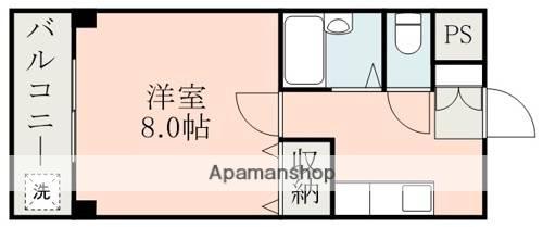 メゾンラヴィ(1K/2階)の間取り写真