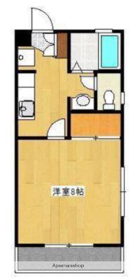 リバーサイド十禅寺A(1K/1階)の間取り写真